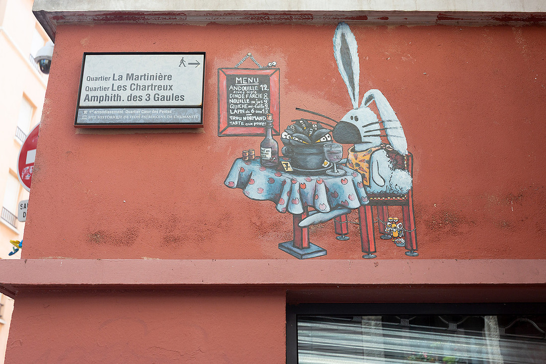 Lyon Urban Art Mittagstisch