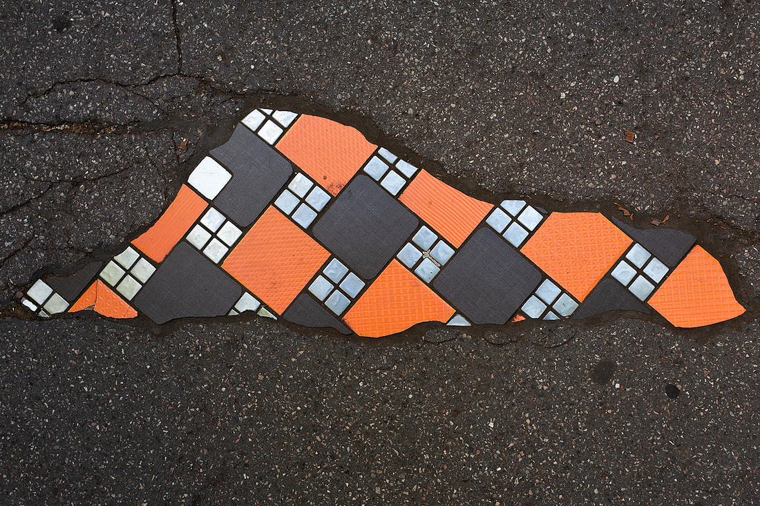 Lyon Urban Art Asphalt Flickwerk